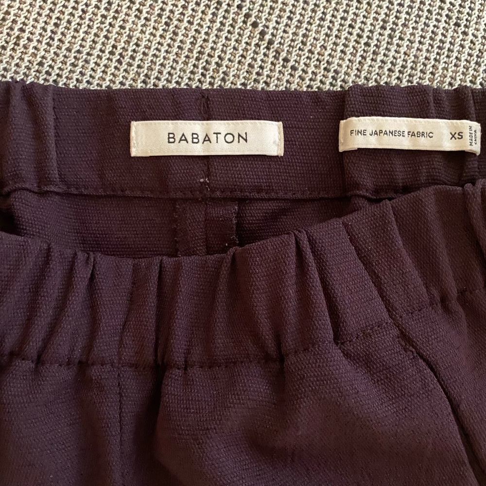 Aritizia Babaton Plum Dexter Slacks Jogger Pants